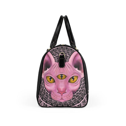 Three Eyed Cat Travel Bag