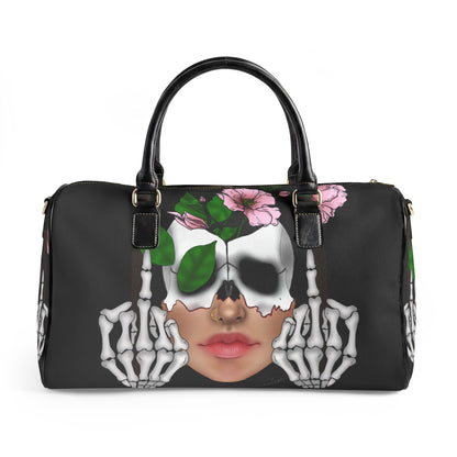 F U Leather Travel Bag