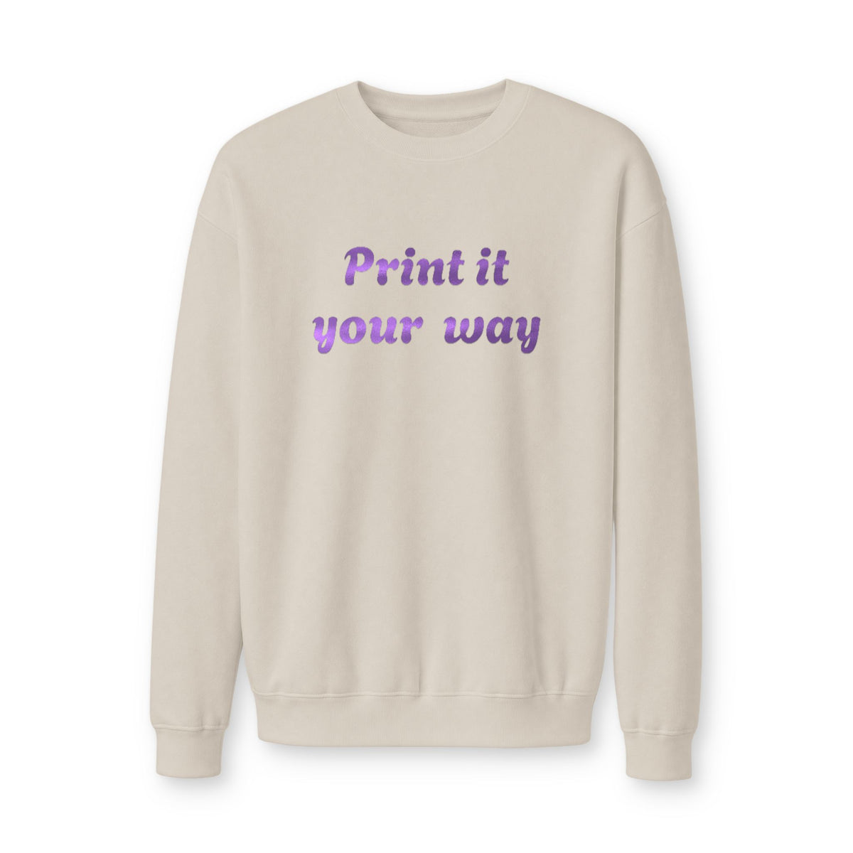 Custom Printed Crewneck Sweatshirt