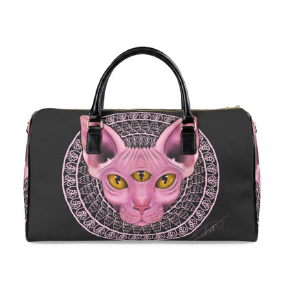 Three Eyed Cat Travel Bag