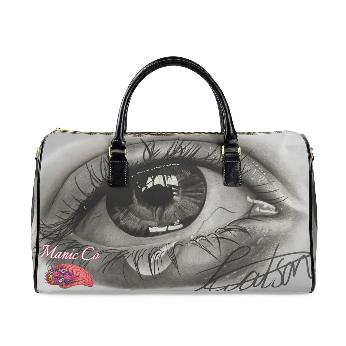 Eye Leather Travel Bag