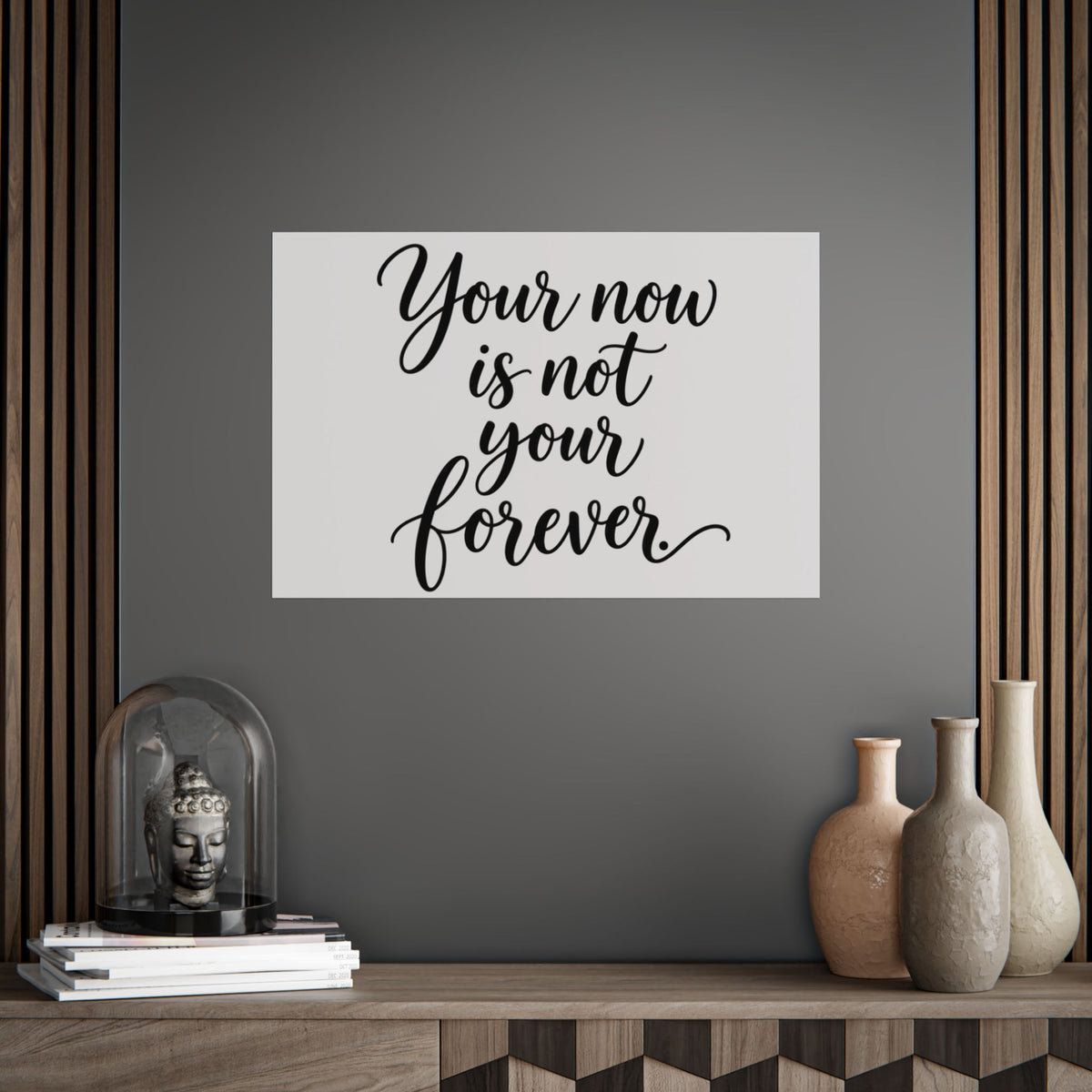 Your Now Is Not Your Forever Unframed Poster