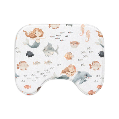 Kids Mermaid Bath Mat 3-Piece Set