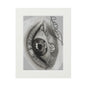 Crying Eye Fine Art Print with Paper Mat Frame