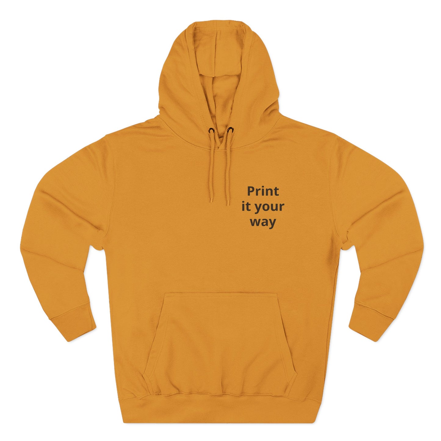 Hoodie — Dezenter dreiteiliger Fleece-Pullover
