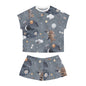 Space Women's All-Over Print Pajama Set