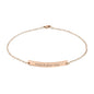 Curved Bar Anklet (Engraving)