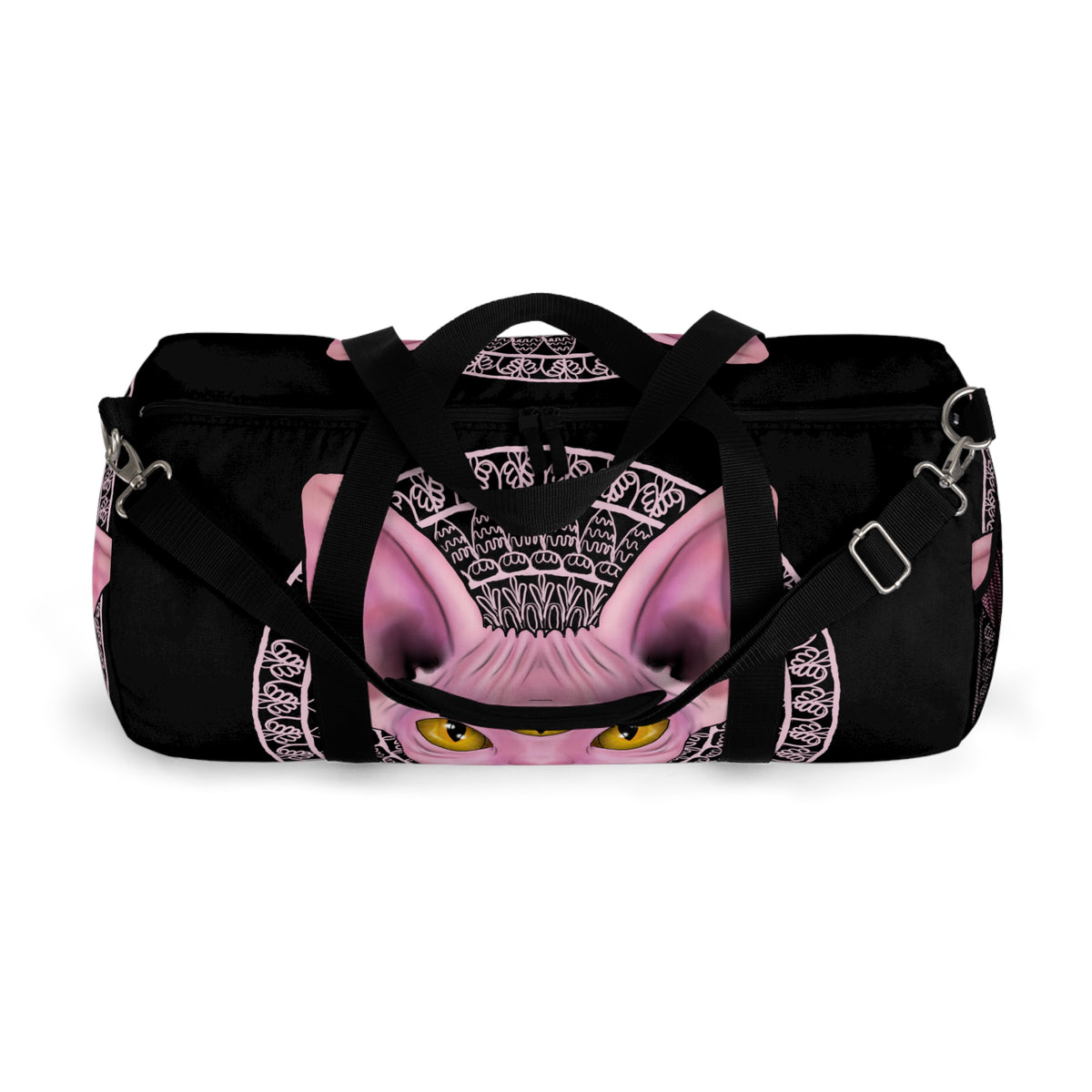 Three-Eyed Cat Duffel Bag