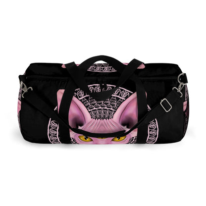Three-Eyed Cat Duffel Bag