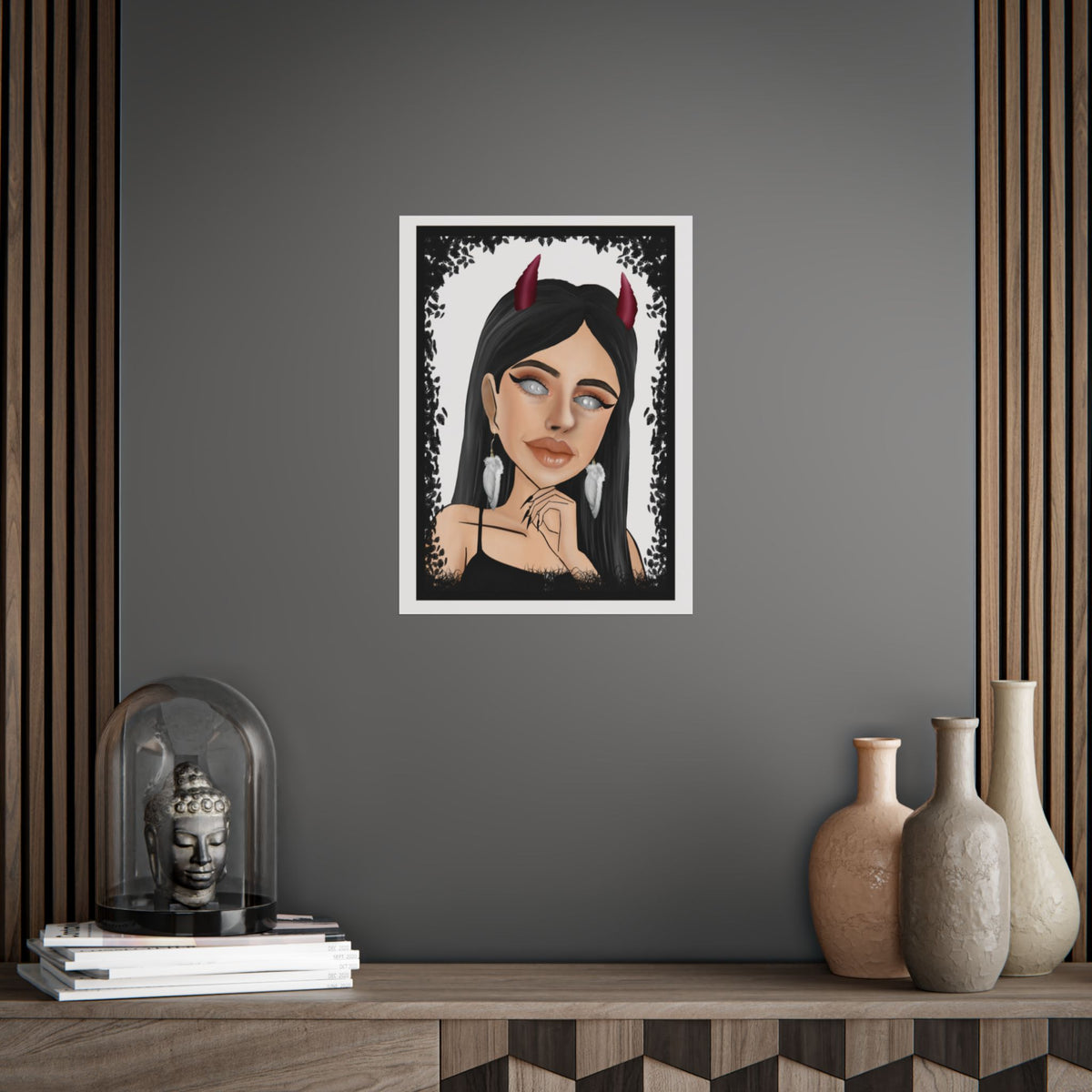 Devil Girl Art Poster