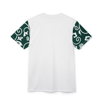Green Sleeve All-Over Print Tee