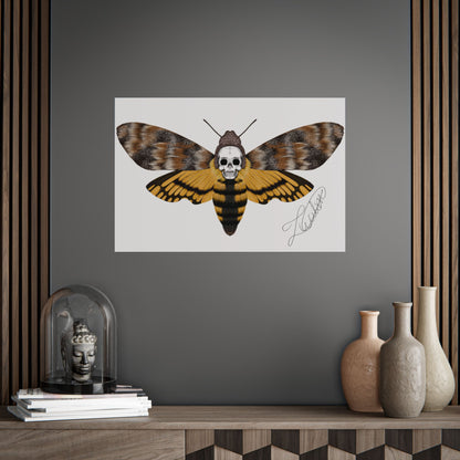 Unframed death moth Posters
