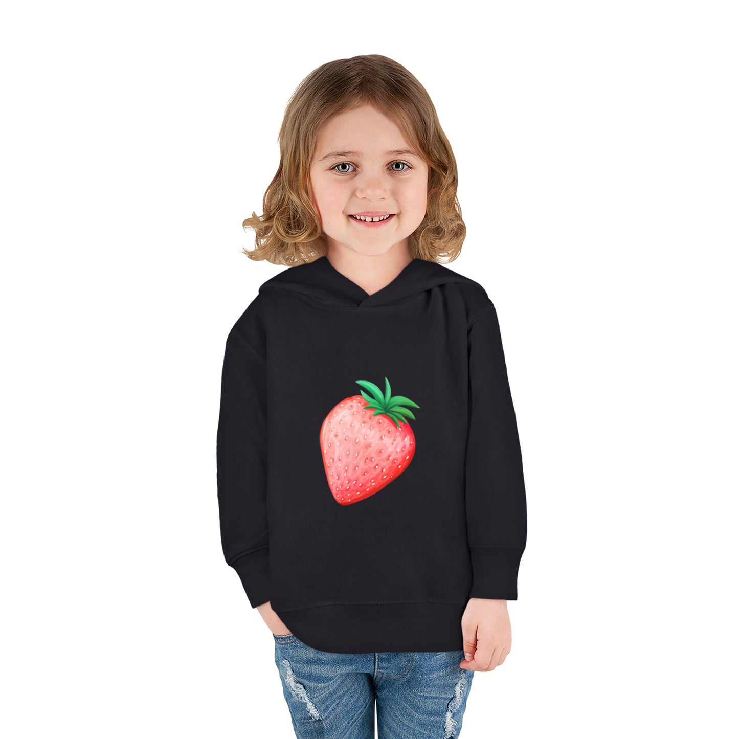 Kleinkind-Kapuzenpullover — Erdbeer-Pullover
