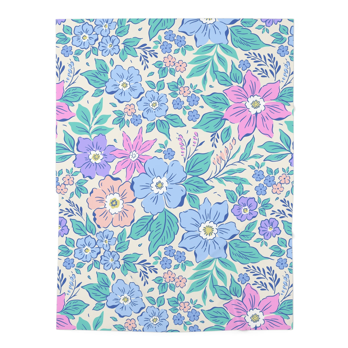 Floral Baby Swaddle Blanket