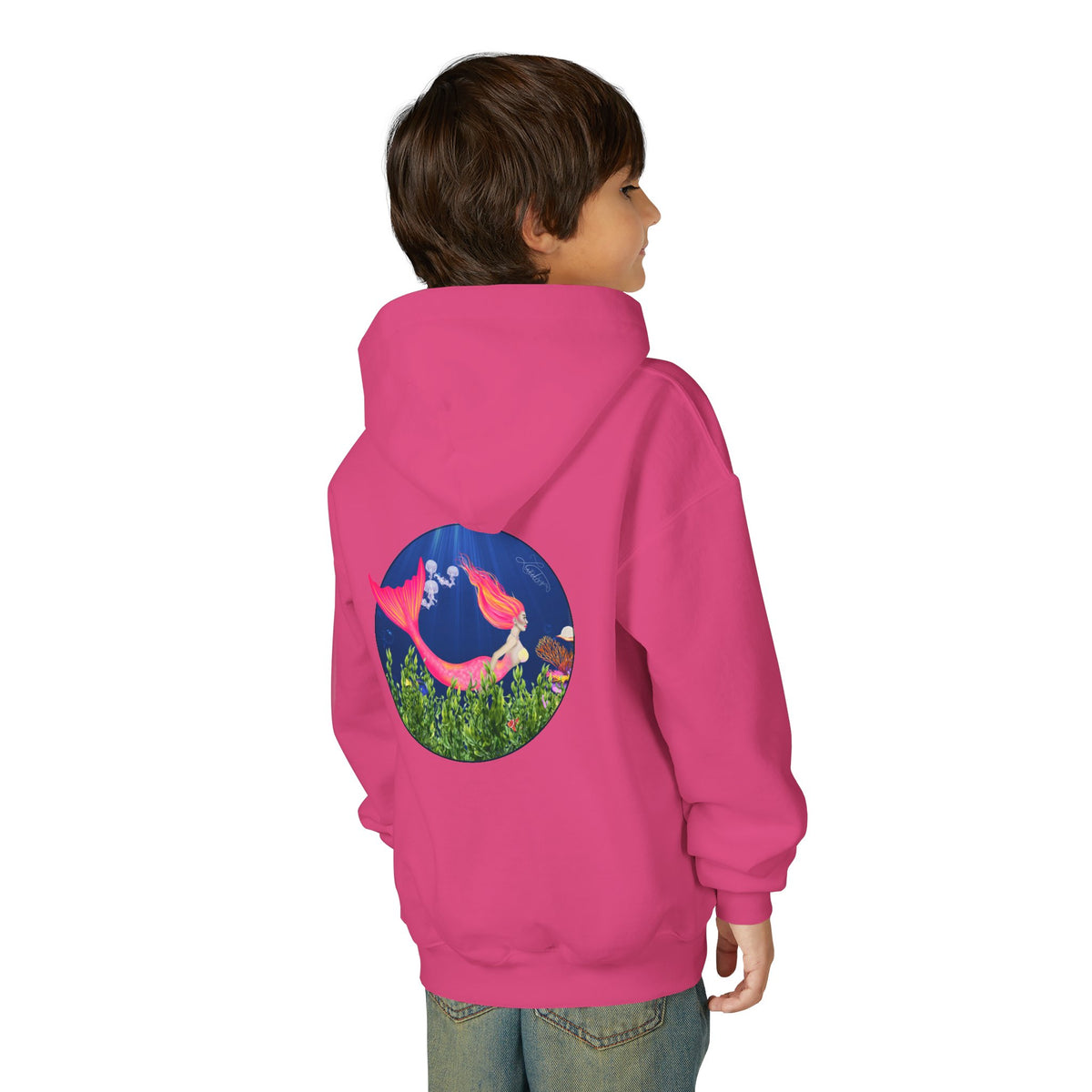 Mermaid Youth Graphic Hoodie