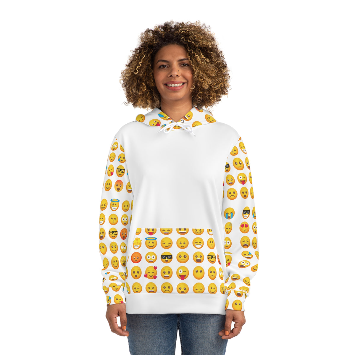 Emoji Print Hoodie