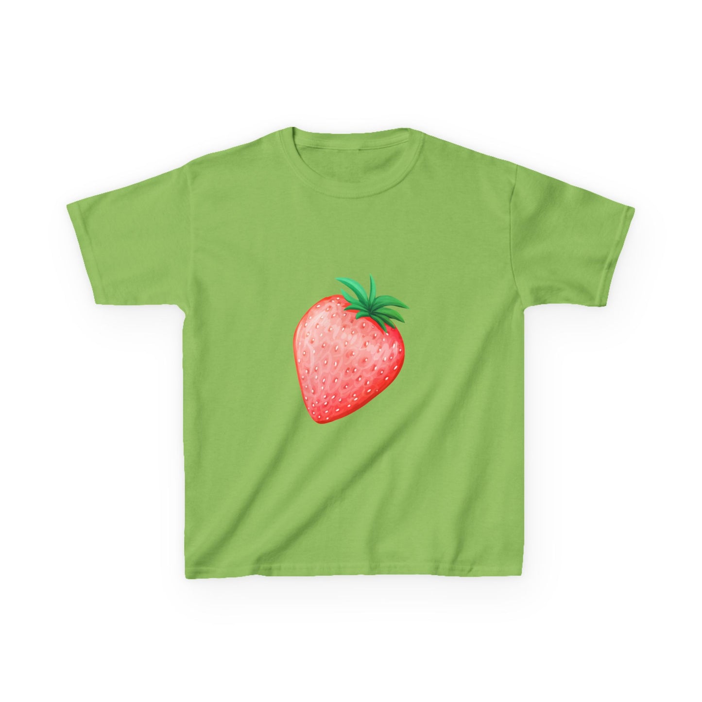 Kinder T-Shirt Erdbeere — Süßes Aquarell Erdbeer Grafik-T-Shirt für Kleinkinder & Kinder