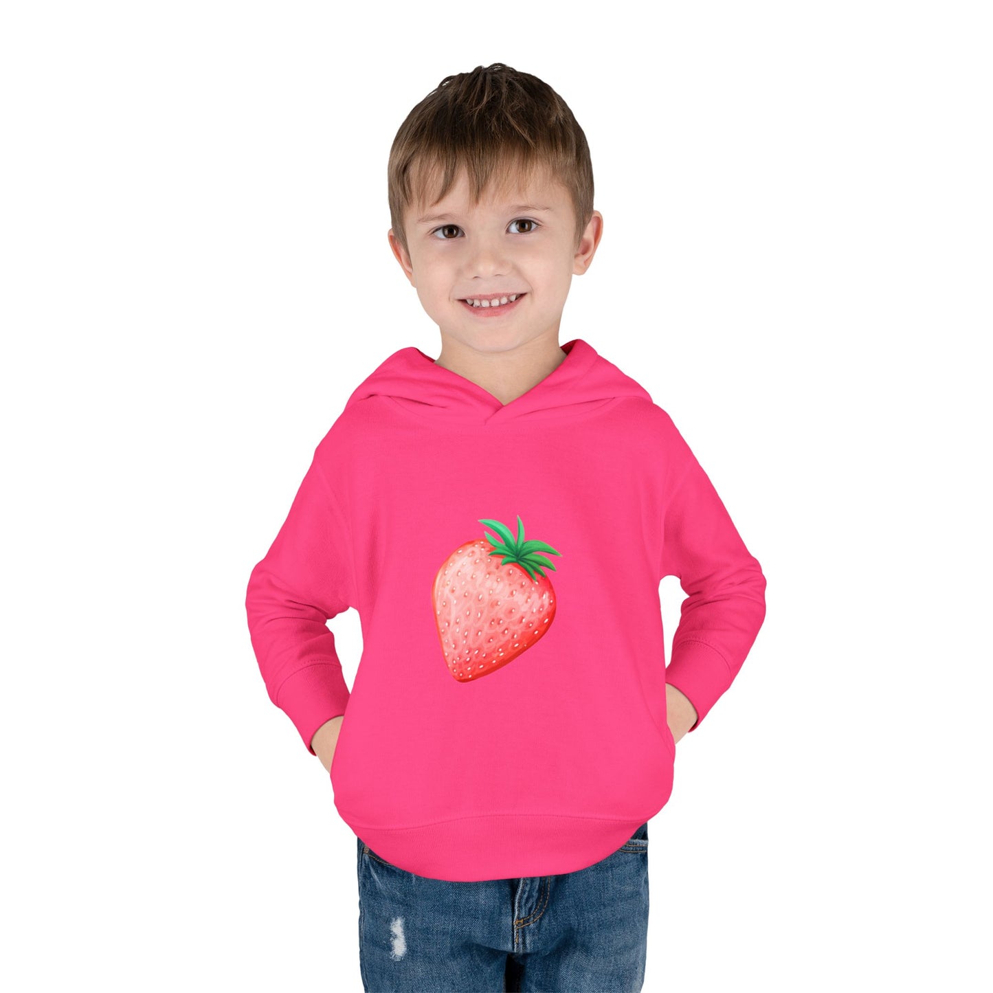 Kleinkind-Kapuzenpullover — Erdbeer-Pullover