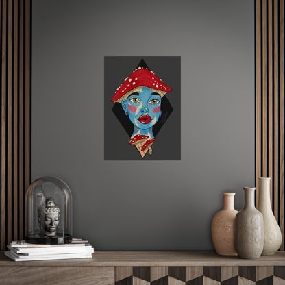 Shroom Girl Unframed Art Poster