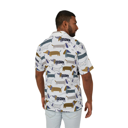 Sausage Dog All-Over Print Hawaiian Shirt