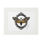 Death Moth Fine Art Print with Paper Mat Frame