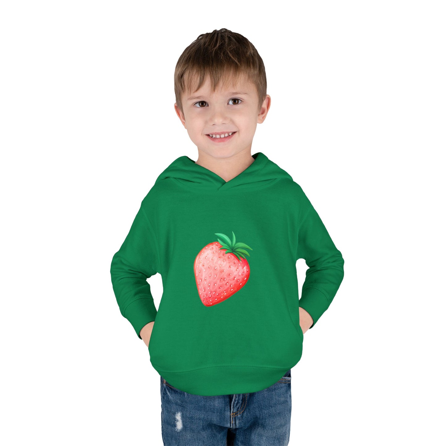 Kleinkind-Kapuzenpullover — Erdbeer-Pullover