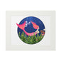 Mermaid Fine Art Print with Paper Mat Frame