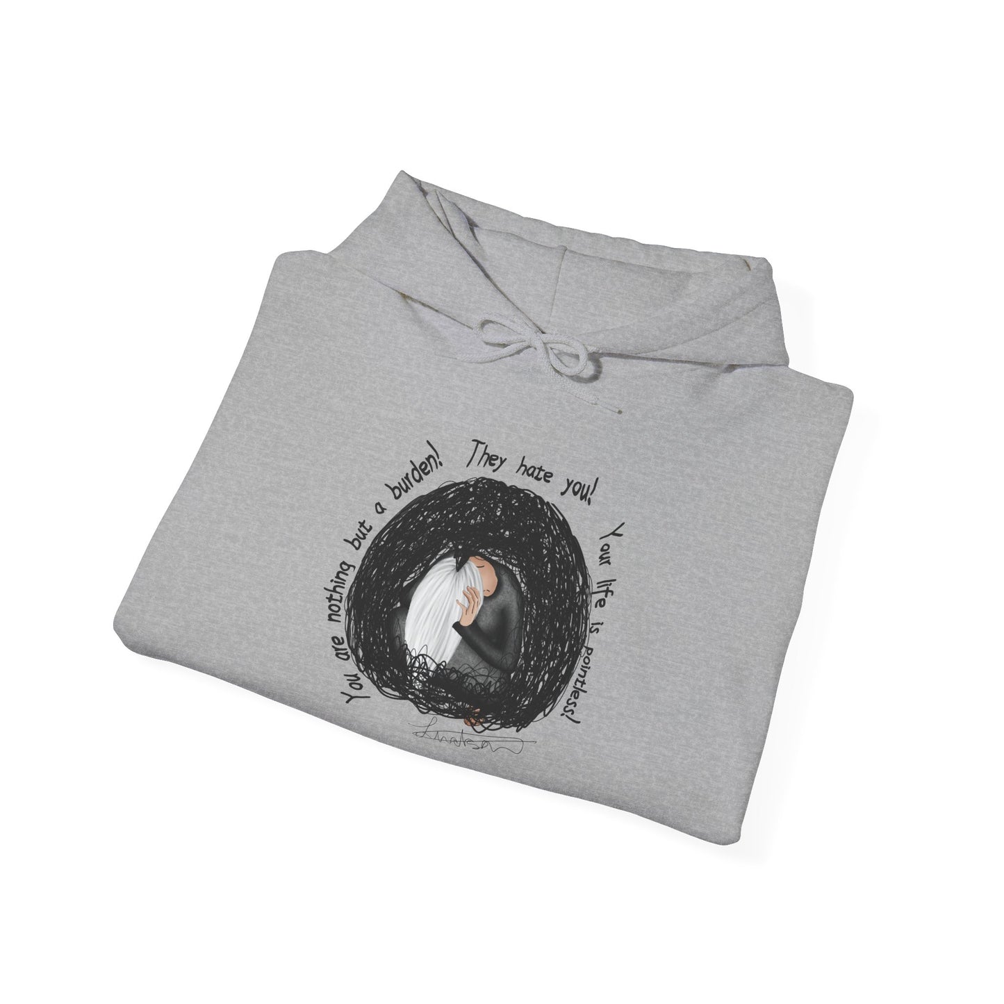 Hoodie – Gemütlicher Mondkatze „Sie waren echt“ Pullover