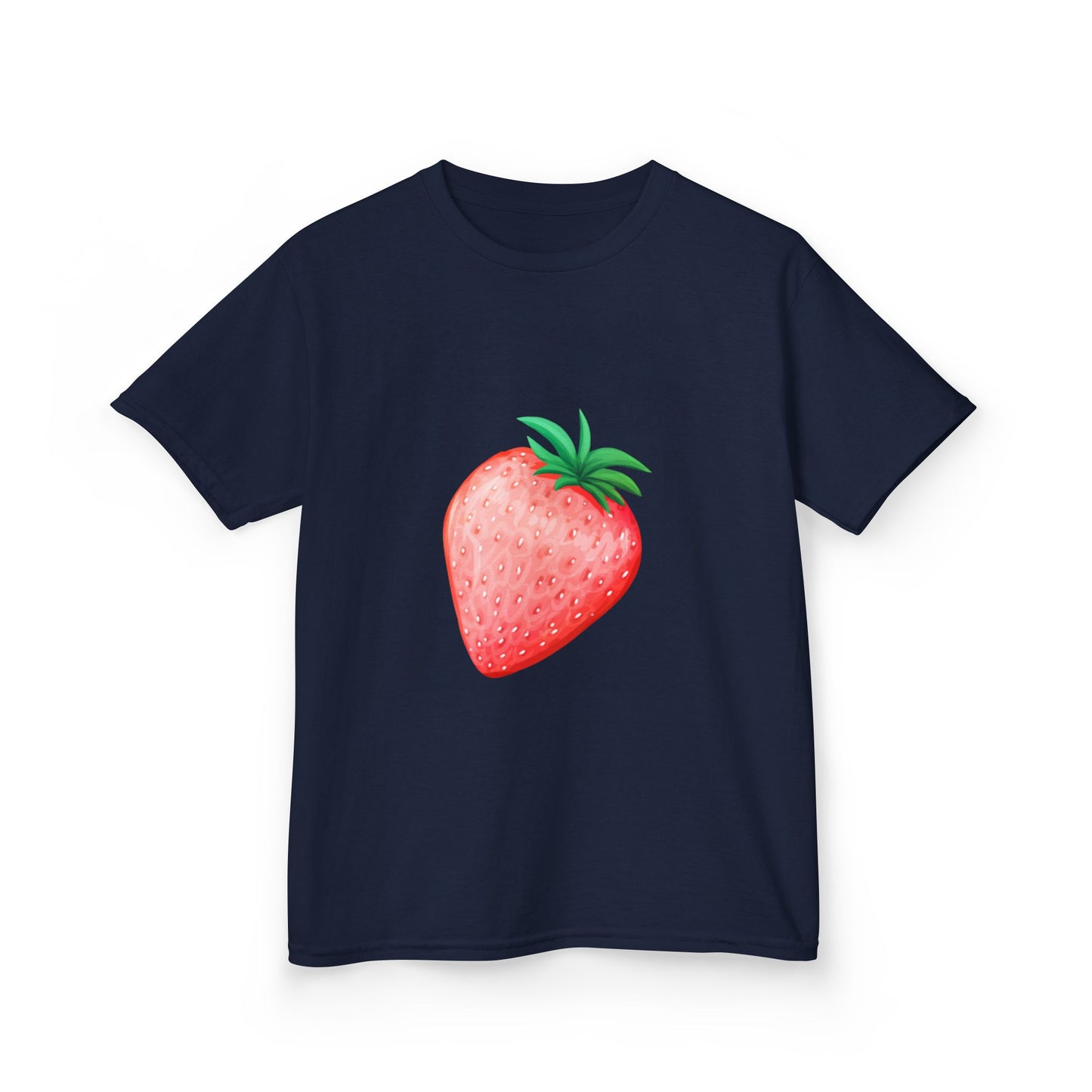 Kinder T-Shirt Erdbeere — Süßes Aquarell Erdbeer Grafik-T-Shirt für Kleinkinder & Kinder