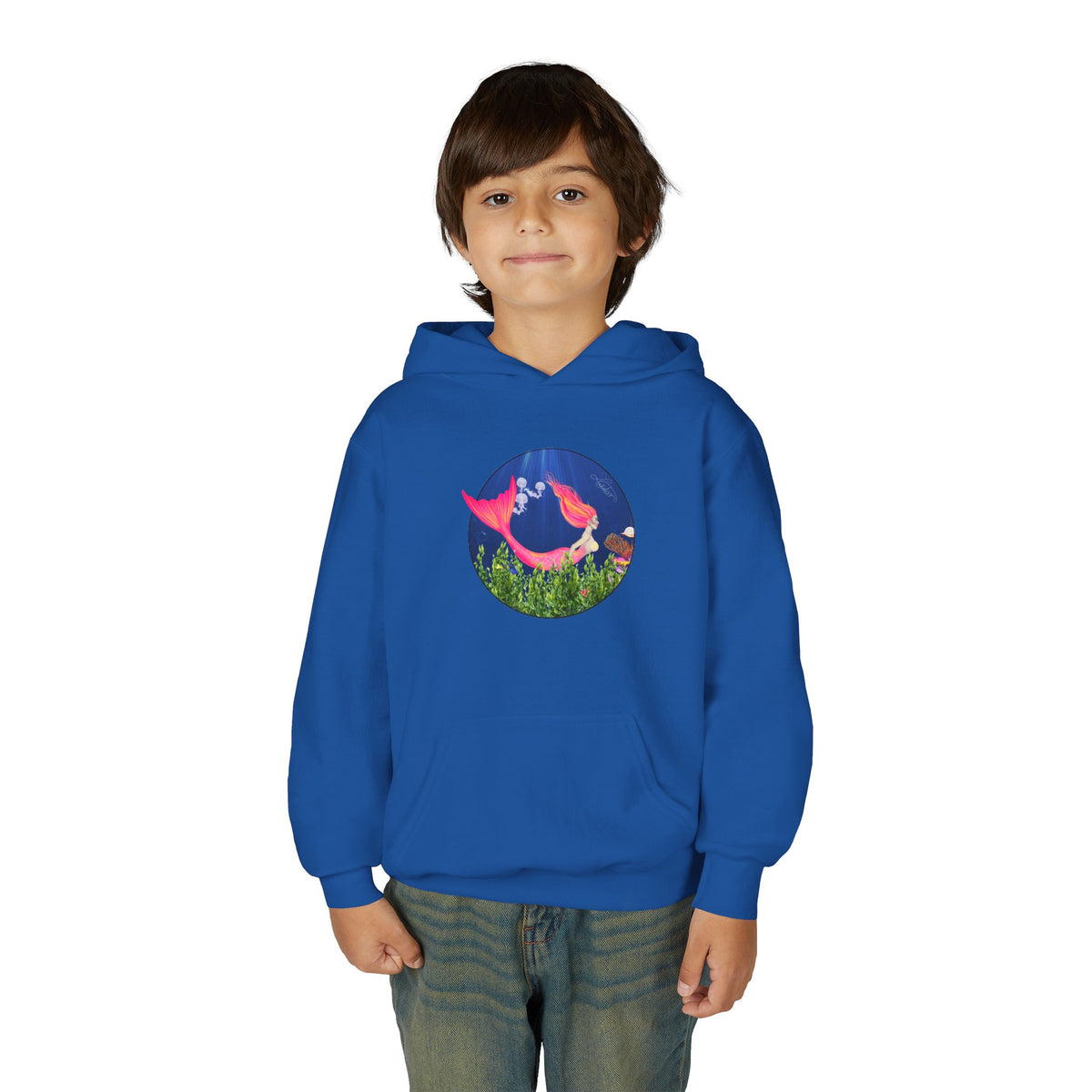 Mermaid Youth Graphic Hoodie