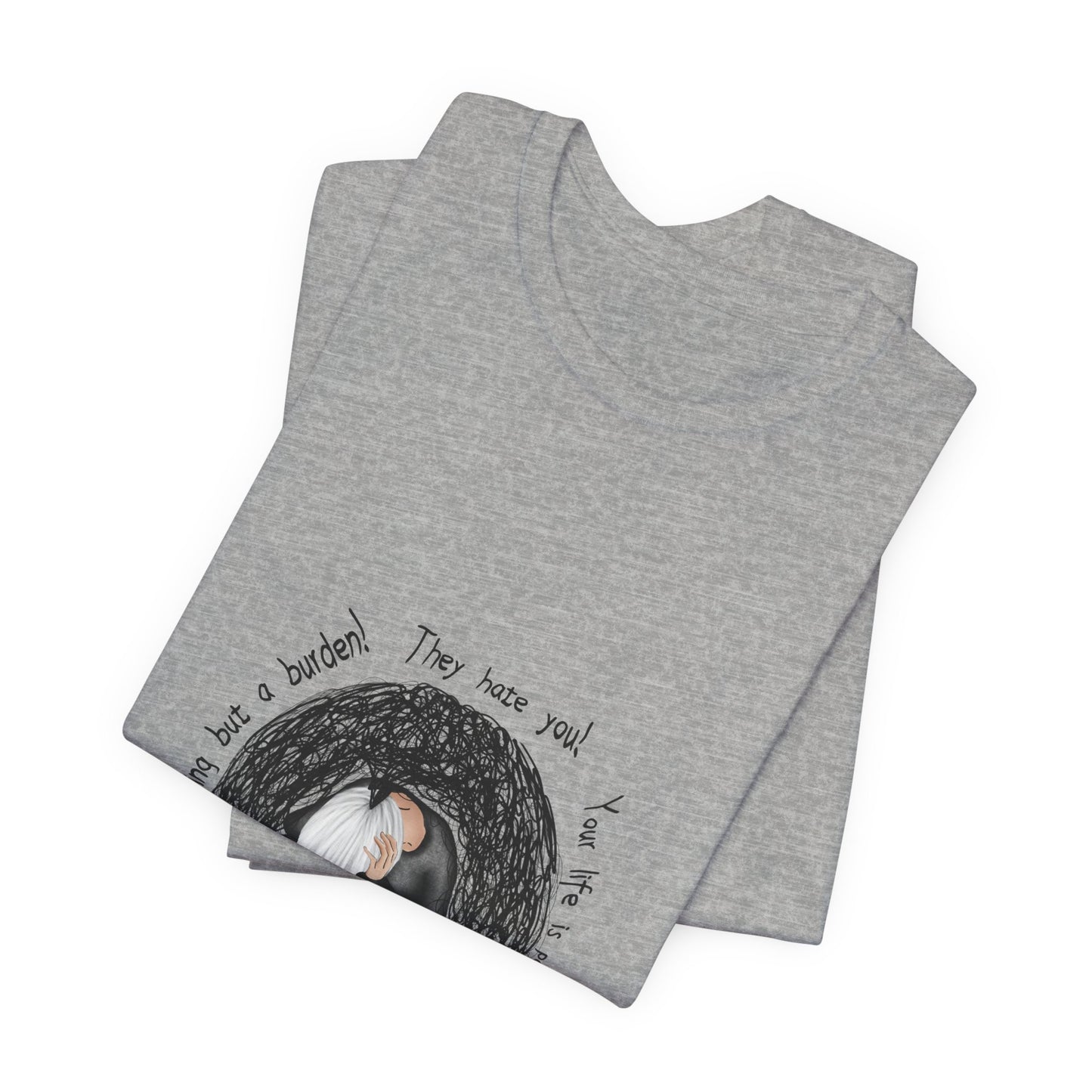 Deprimiertes T-Shirt