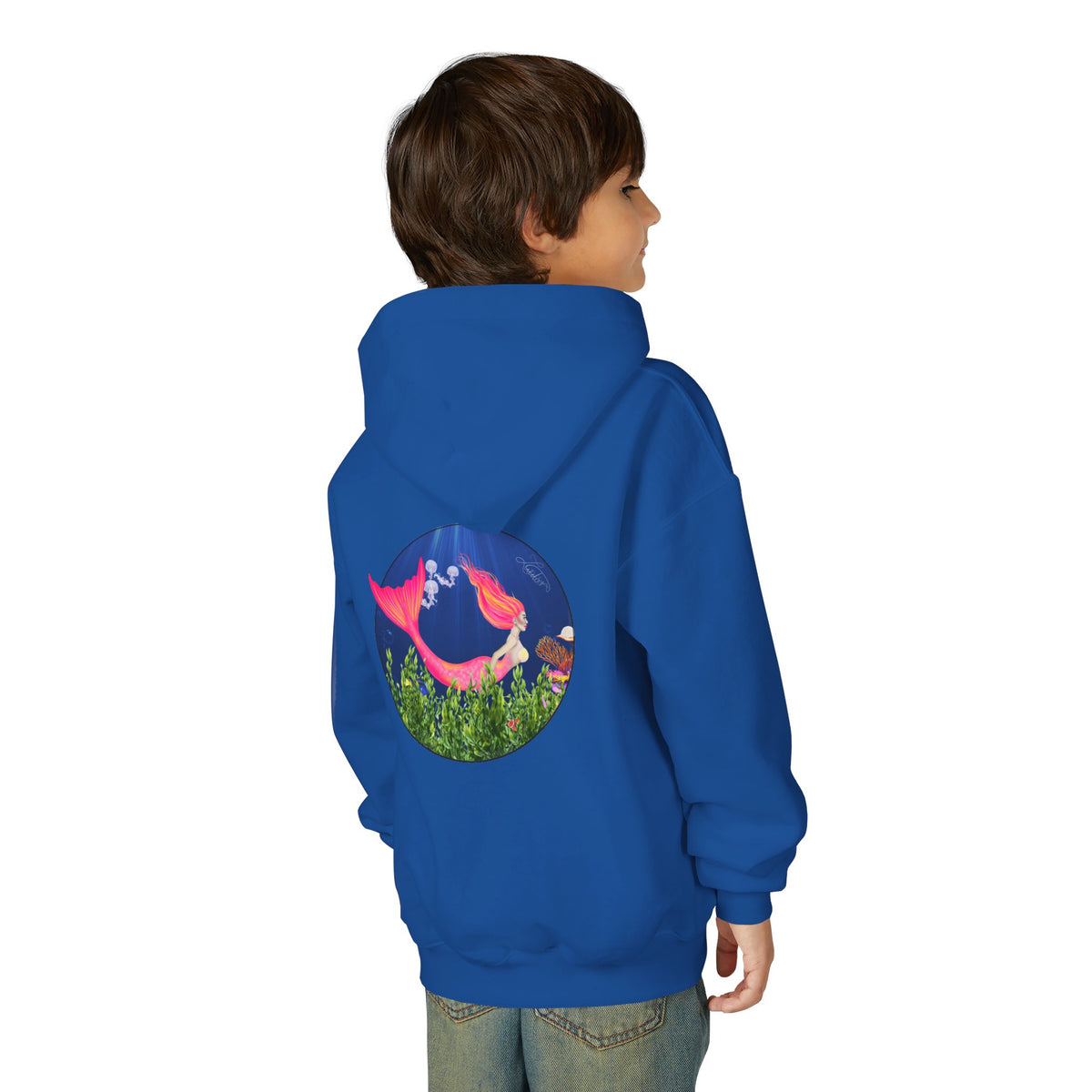 Mermaid Youth Graphic Hoodie