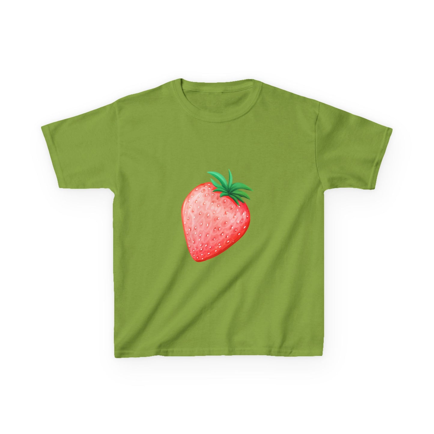Kinder T-Shirt Erdbeere — Süßes Aquarell Erdbeer Grafik-T-Shirt für Kleinkinder & Kinder