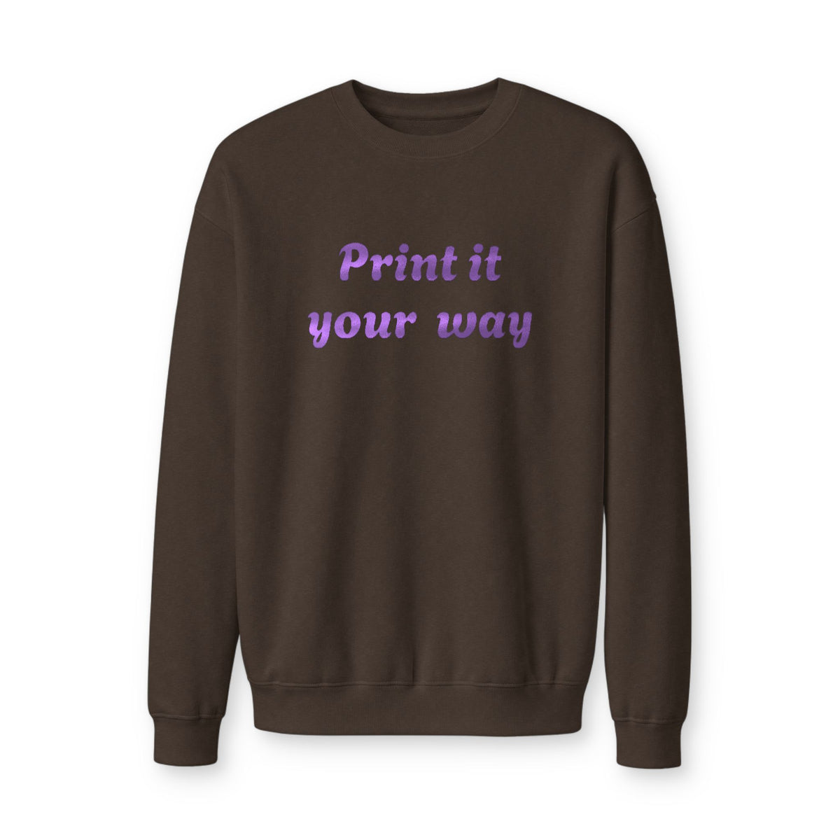 Custom Printed Crewneck Sweatshirt