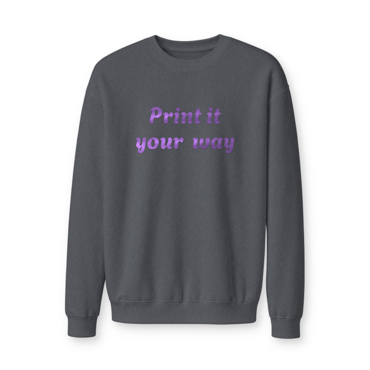 Custom Printed Crewneck Sweatshirt