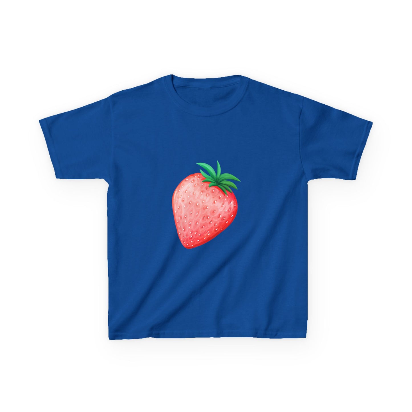 Kinder T-Shirt Erdbeere — Süßes Aquarell Erdbeer Grafik-T-Shirt für Kleinkinder & Kinder