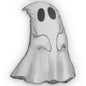 Ghost Custom-Shaped Pillow