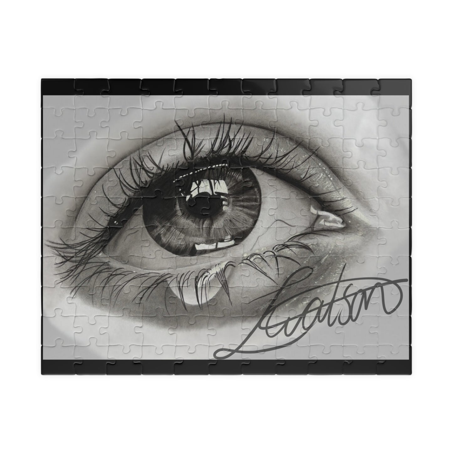 Gefühlvolles Augen-Kunst-Puzzle – Realistisches Skizzen-Puzzle (110/252/520/1014 Teile)