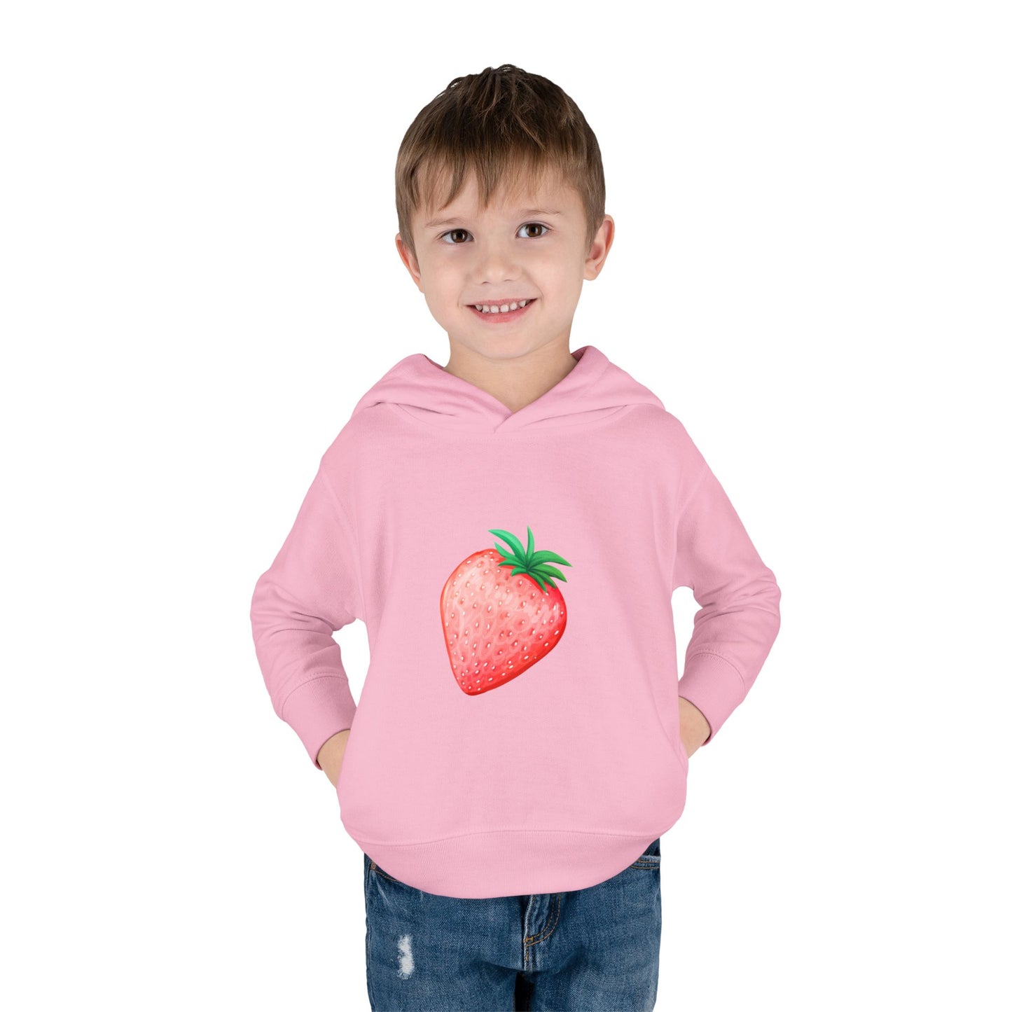 Kleinkind-Kapuzenpullover — Erdbeer-Pullover