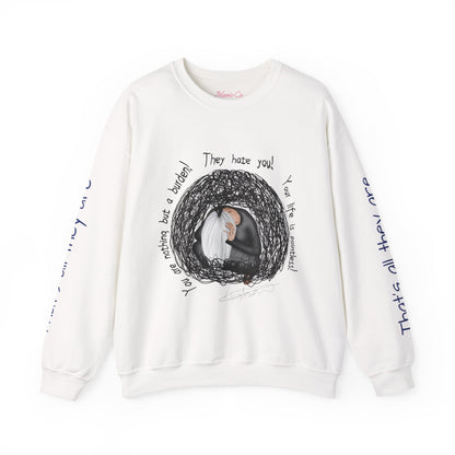 Don't Listen to the Voices Illustrated Crewneck