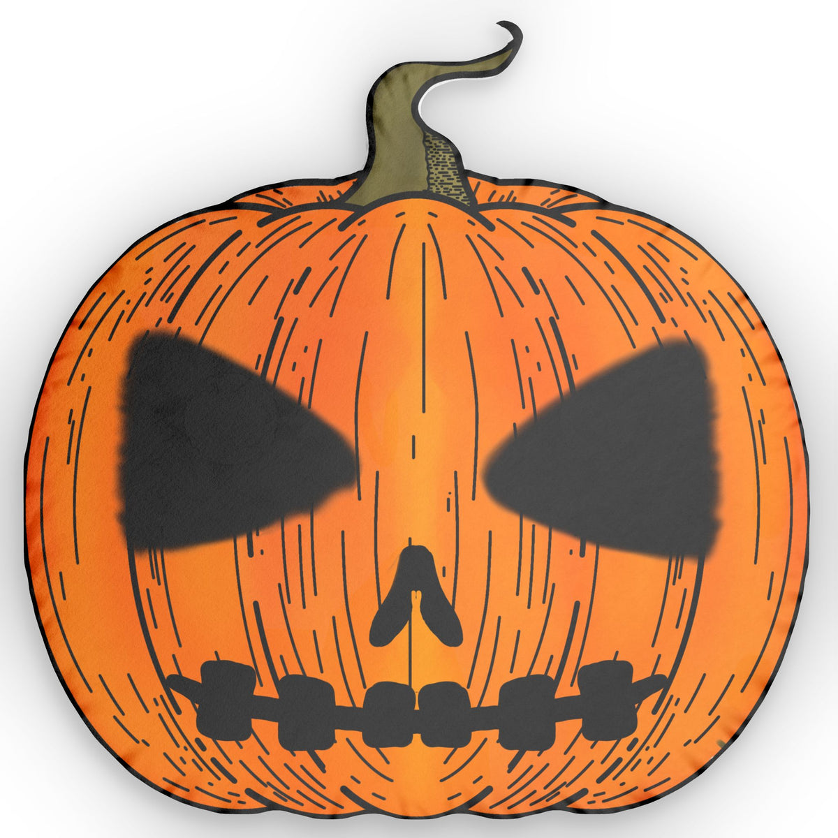 Pumpkin Custom-Shaped Pillow