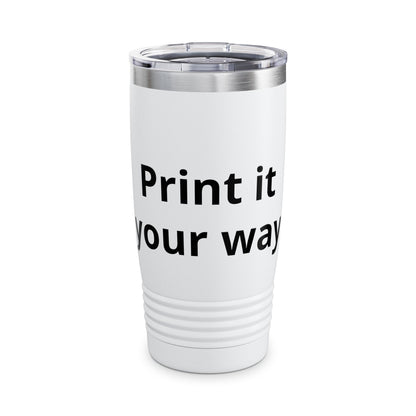 Personalised 20 oz Ringneck Stainless Steel Tumbler