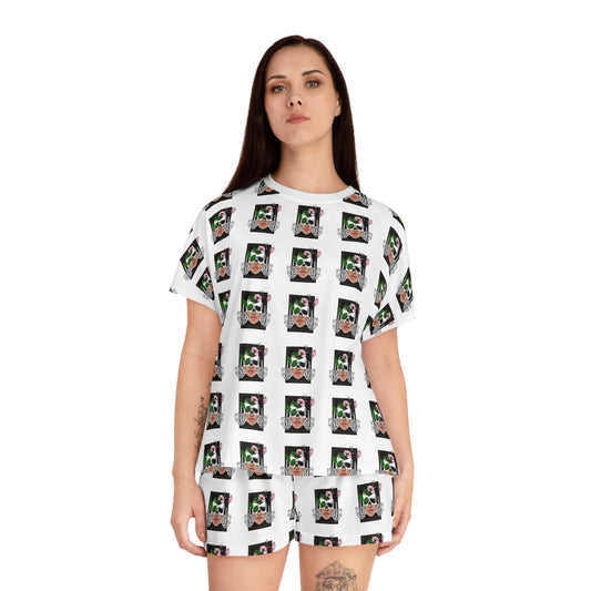 Women's All-Over Print Short Pajama Set