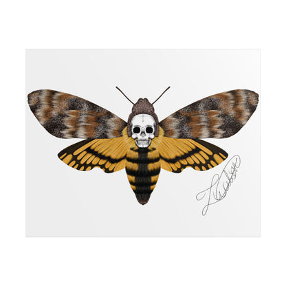 Unframed death moth Posters