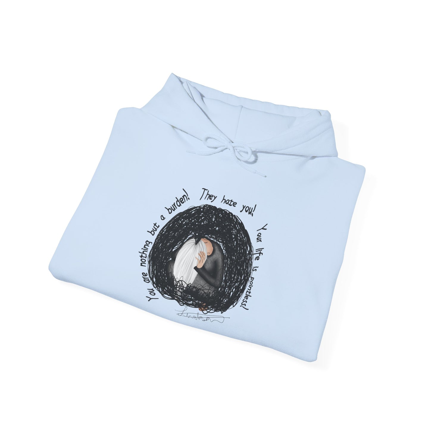 Hoodie – Gemütlicher Mondkatze „Sie waren echt“ Pullover