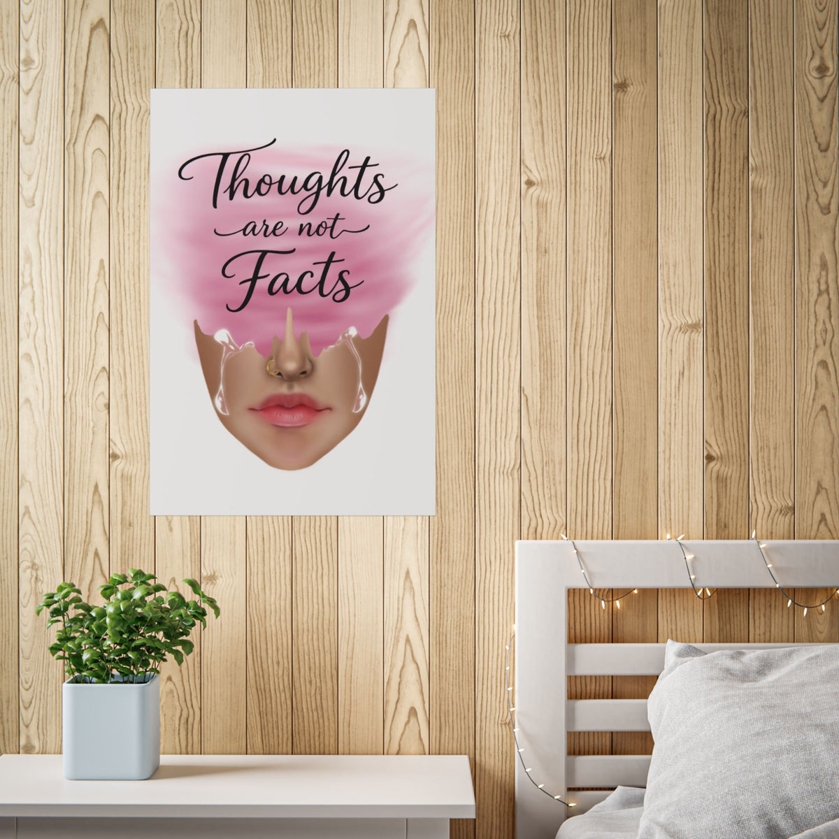 Thoughts Are Not Facts Unframed Poster