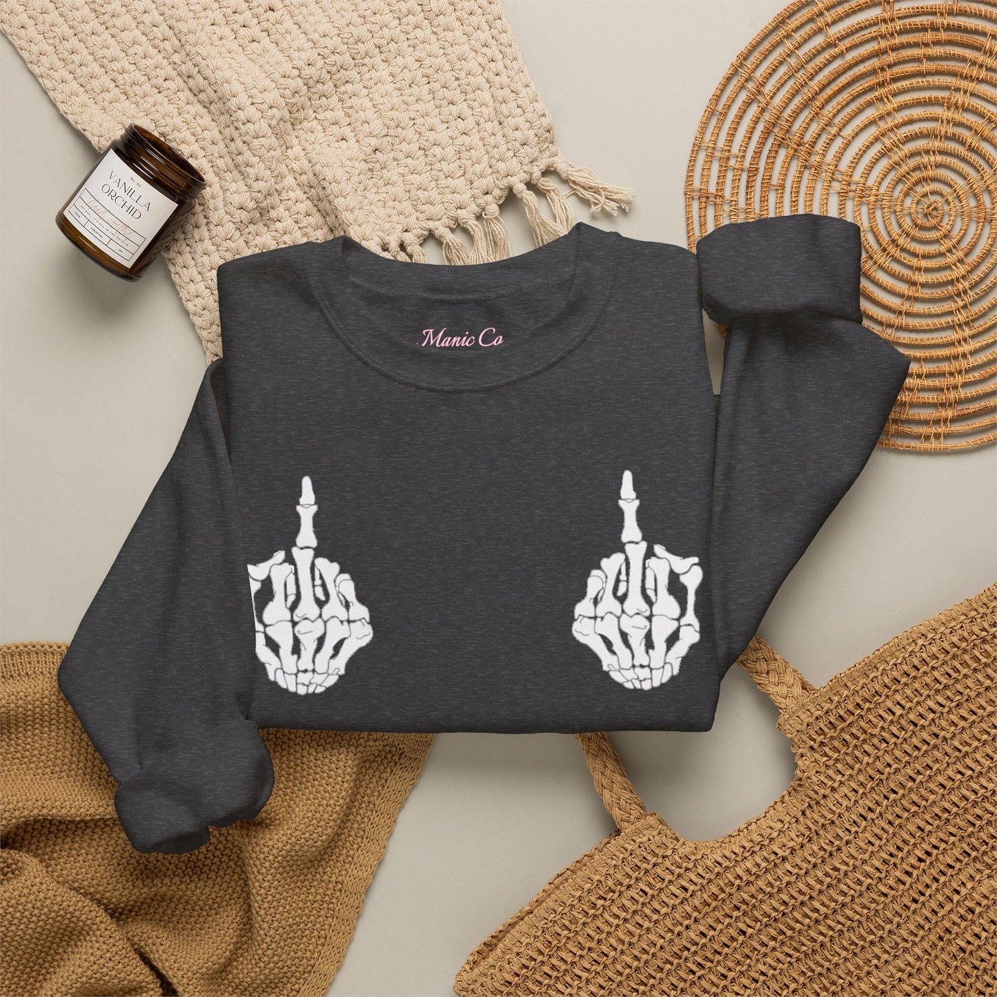 f♡ckYou-Rundhals-Sweatshirt