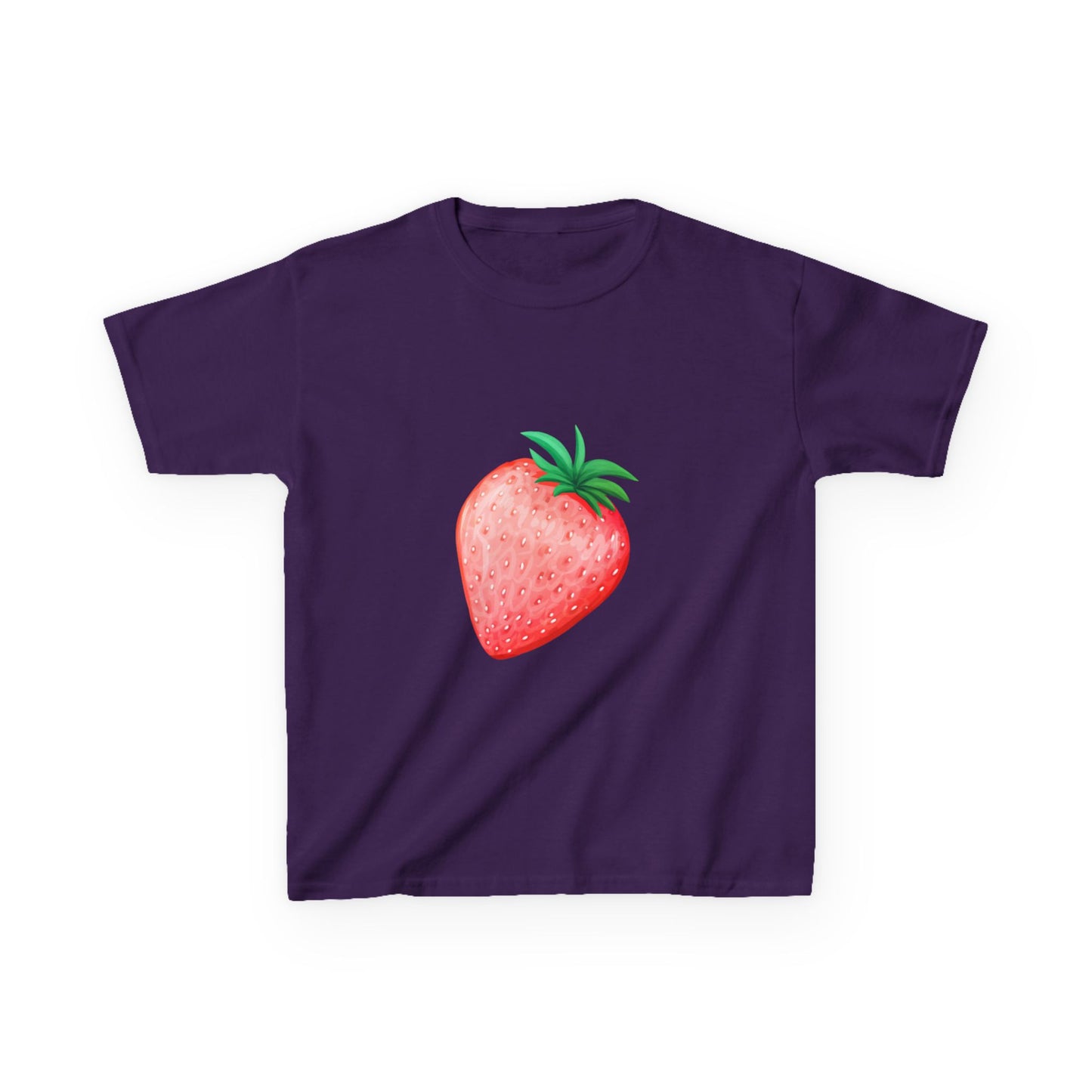 Kinder T-Shirt Erdbeere — Süßes Aquarell Erdbeer Grafik-T-Shirt für Kleinkinder & Kinder