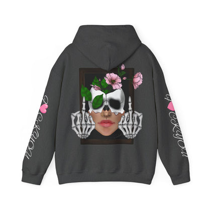 Skull & Roses Graphic Hoodie