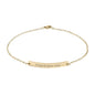Curved Bar Anklet (Engraving)